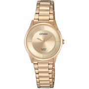 Citizen womens gorgeous rose gold dial wrist watch  