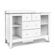  Change Table with Drawers - White