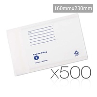 Bubble Padded Mail Envelopes 500pcs 160mm x 230mm