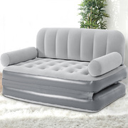Multi-Max Air Bed Sofa With Sidewinder AC Air Pump Flocked Air Mattress 