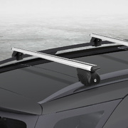 Car Roof Racks Pod Aluminium Cross Bars Upgraded Holder 111Cm Silver