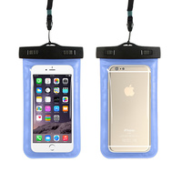 Blue Waterproof Case Dry Bag for Smartphone