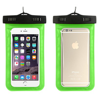 Green Waterproof Case Dry Bag for Smartphone