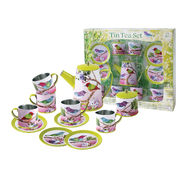 Bird Tin Tea Mug Set 13Pcs
