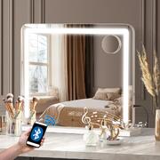 Bluetooth Hollywood LED Makeup Mirror 60x52cm