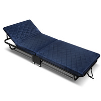 Folding Guest Bed with Mattress 193cm