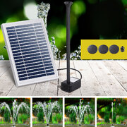 Solar Pond Pump Kit 4.4FT, Powered for Garden and Pool