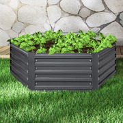 Hexagon Veggie Bed: Durable Coated Steel Garden Planter