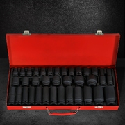 35pcs 1/2" Drive Impact Socket Set Metric 8-32mm with Case