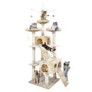 2.1M Cat Scratching Post Tree Gym House Condo Furniture Scratcher Tower