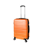 20" Expandable Luggage Travel Suitcase Trolley Case Hard Set Orange