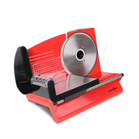 150W Meat Slicer with Stainless Steel Blade - Red