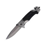 Folding Pocket Knife Camping Hunting Survival Fishing Outdoor Tool  With Clip