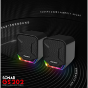 GS202 RGB LED Speakers Surround Sound for FPS CS 