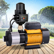 Garden Water Pump High Pressure 2000W Multi Stage Tank Rain Irrigation Black