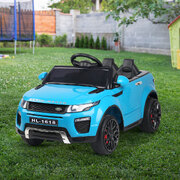 Rigo Kids Electric Ride On Car Suv Range Rover-Inspired Remote 12V Blue