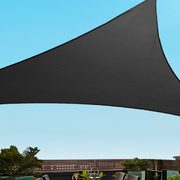 Sun Shade Sail Cloth Shadecloth Outdoor Canopy Triangle 280Gsm 5X5X5M