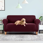 Sofa Cover Couch Covers 3 Seater Stretch Burgundy