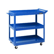 3-Tier Tool Cart Trolley Workshop Garage Storage Organizer Blue