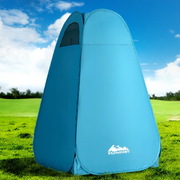 Shower Tent Camping Outdoor Privacy Haven in Blue