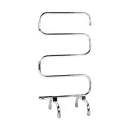 Electric Heated Towel Rail Rack 5 Bars Freestanding Clothes Dry Warmer