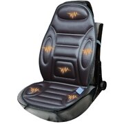 Back Support Massage With 6 Motors And Heating - Black