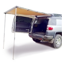 1.4M X 2M CAR SIDE AWNING ROOF TOP TENT TRAILER CAMPING 4X4 PULL OUT