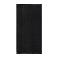 12V 220W Black Solar Panel Kit Caravan Camping Power Battery Charging