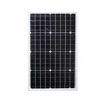 12V 40W Mono Solar Panel Kit Generator Caravan Camping Battery Charging