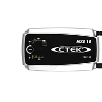 CTEK MXS 15 SMART BATTERY CHARGER 12V 15A DEEP CYCLE CAR BOAT 4WD CARAVAN ATV