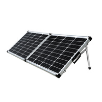 12V 120W Folding Solar Panel Kit Mono Boat Camping Power Charging Battery