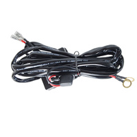 FLASH REMOTE CONTROL LED DRIVING LIGHT BAR WIRELESS WIRING LOOM HARNESS KIT 12V