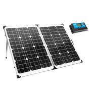 12V 160W Folding Solar Panel Kit Caravan Boat Camping Power Mono Charging Home