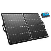 ATEM POWER 200W 12V Portable Folding Solar Panel Blanket Kit Mono Camping