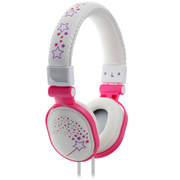 Moki Popper - Sparkles White soft cushioned premium DJ Style headphone