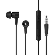EDIFIER P205 Earbuds with Remote and Microphone - 8mm Dynamic Drivers, Omni-directional, 3 button In-line Control, Compact, Earphone