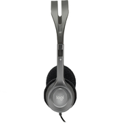 LOGITECH H110 Stereo Headset Over-the-head Headphone 3.5mm Versatile Adjustable Microphone for PC Mac (LS)