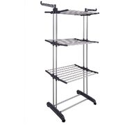 3 Tier Foldable Clothes Drying Rack for Laundry Dryer with Hanger Stand Rail Ind