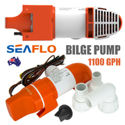 1100Gph Dc12V Automatic Bilge Pump Low Profile Water Pump For Boat Marine