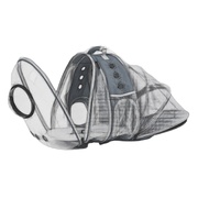 Expandable Space Capsule Backpack - Model 2 Grey