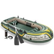 Seahawk 3 Person Inflatable Boat Fishing Boat Raft Set 68380Np Au