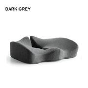 Premium Memory Foam Seat Cushion for Back Pain Relief (Dark Grey)