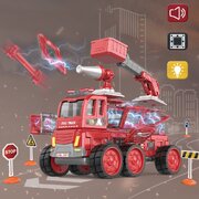Magnetic Fire Truck Diy With Music Lights - Christmas Gift
