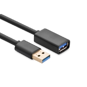 Usb 3.0 Extension Male To Female Cable 1M Black (10368)