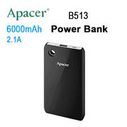 APACER Mobile Power Bank B513 6000mAh Black RP
