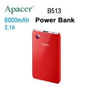 APACER Mobile Power Bank B513 6000mAh Red RP