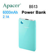 APACER Mobile Power Bank B513 6000mAh Blue RP