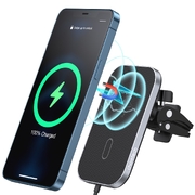 15W MagLeap Magnetic Wireless Car Charger Holder with 1M Cable