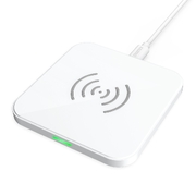 10W/7.5W Fast Wireless Charger Pad White