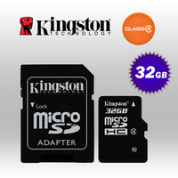 kingston 32GB Micro SD Class 4 with standard SD adaptor (KINSDC4/32GB)